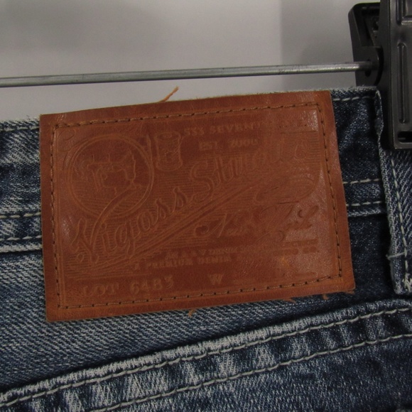 Vigoss Studio The Ritz Distressed Jean Shorts 3/4 27 - Picture 11 of 15
